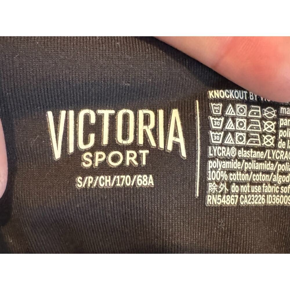 Victoria Secret Sport Knockout Tight Pants Pink Plum Laser Cut Women’s Small - Picture 7 of 7